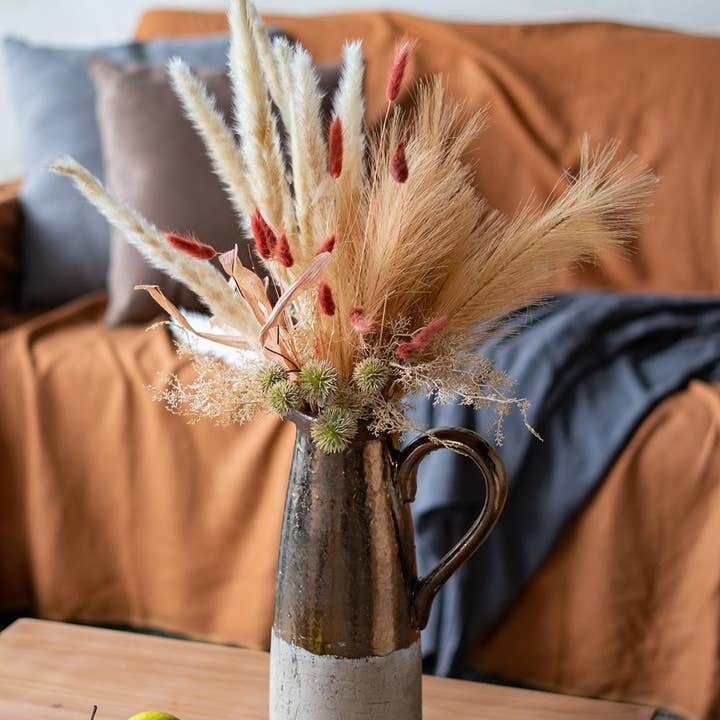 A&B Home Group Inc. - Wholesale Artificial plant - 8x1.2x27.5"H 6pc/Bag Taupe Pampas Grass Cluster10