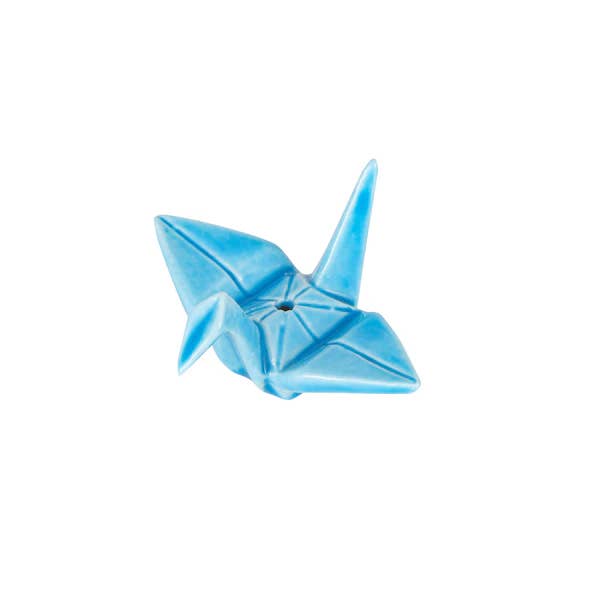 Urban Tokyo - Wholesale Incense Holder - Origami Crane Incense Holder 2 inch Blue (50/500)