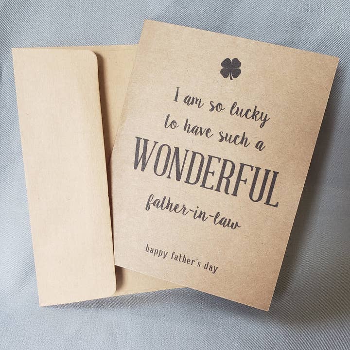 Fars dag-kort - Jeg er så heldig for engroshandel hos Daisy Print Company
