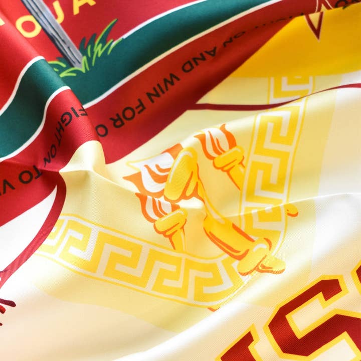 Saturday Silks - Wholesale Scarf - Women's - USC Trojans Saturday Scarf™3