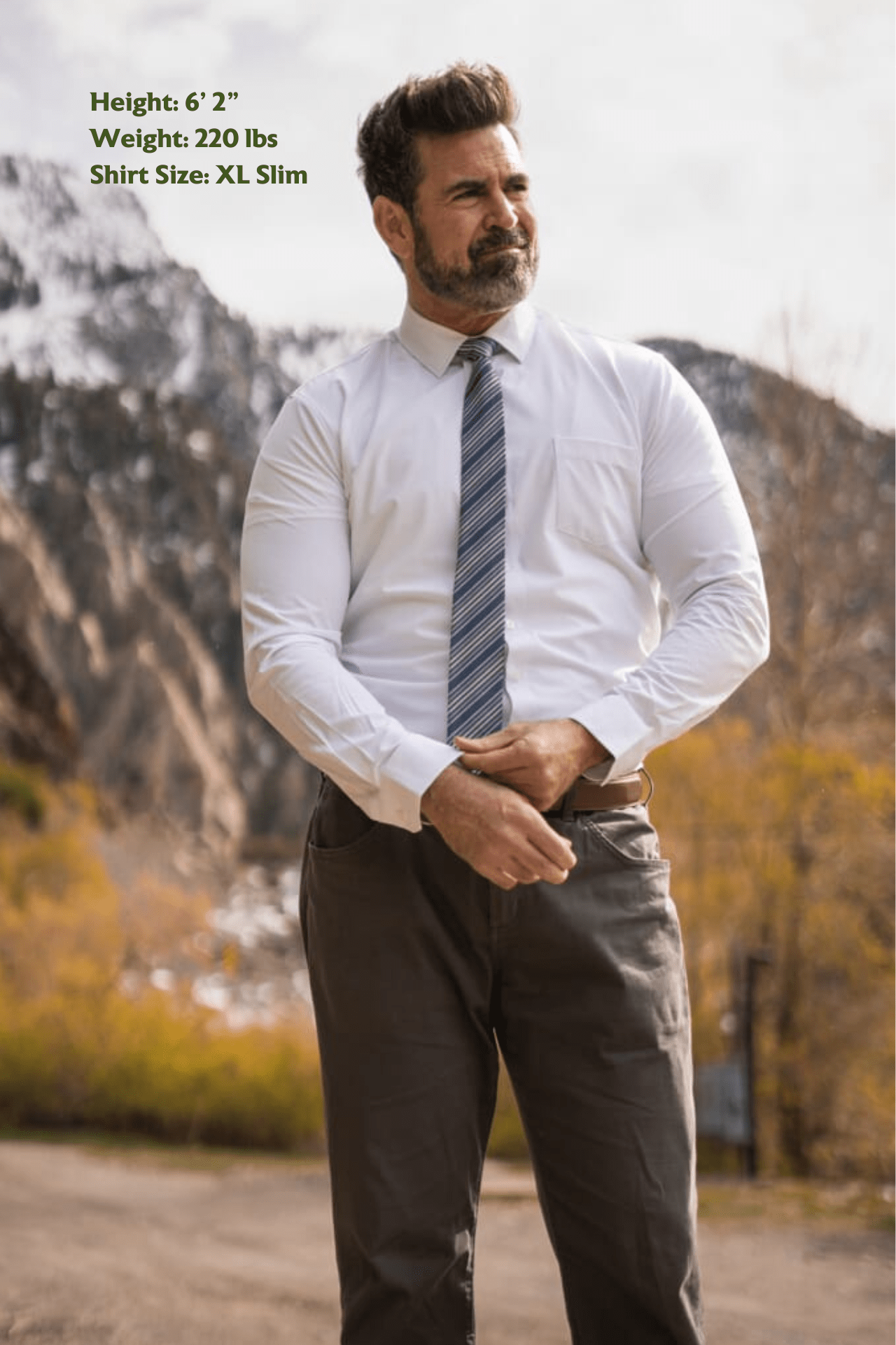 Tough Apparel - Wholesale Button Down Shirt - Men's - White Hustle Dress Shirt - Short Sleeve5