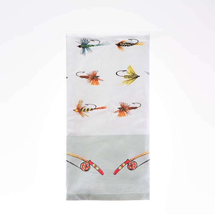 Fly Fishing Kitchen Towel for wholesale by Shard at Home