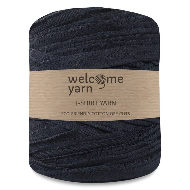 T-shirt Yarn Dark Grey for wholesale by WelcomeYarn