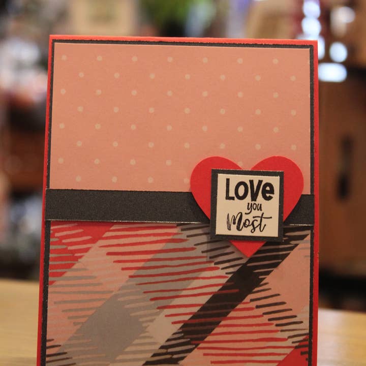 Valentine's Day Greeting Card for wholesale by Lake Milled Crafts LLC