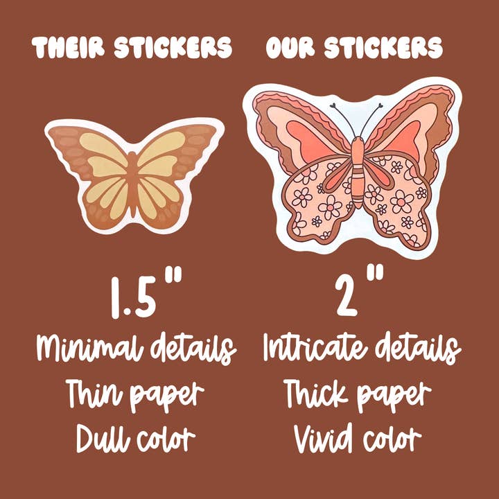 Marley Rae Mailers - Wholesale Sticker - 2” Vinyl Stickers- Boho Mix (100 Pack)1