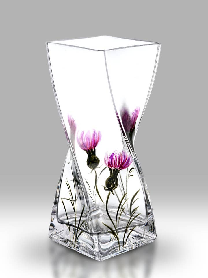Tistel - 20 cm vridvas för wholesale av Nobile Glassware Ltd.