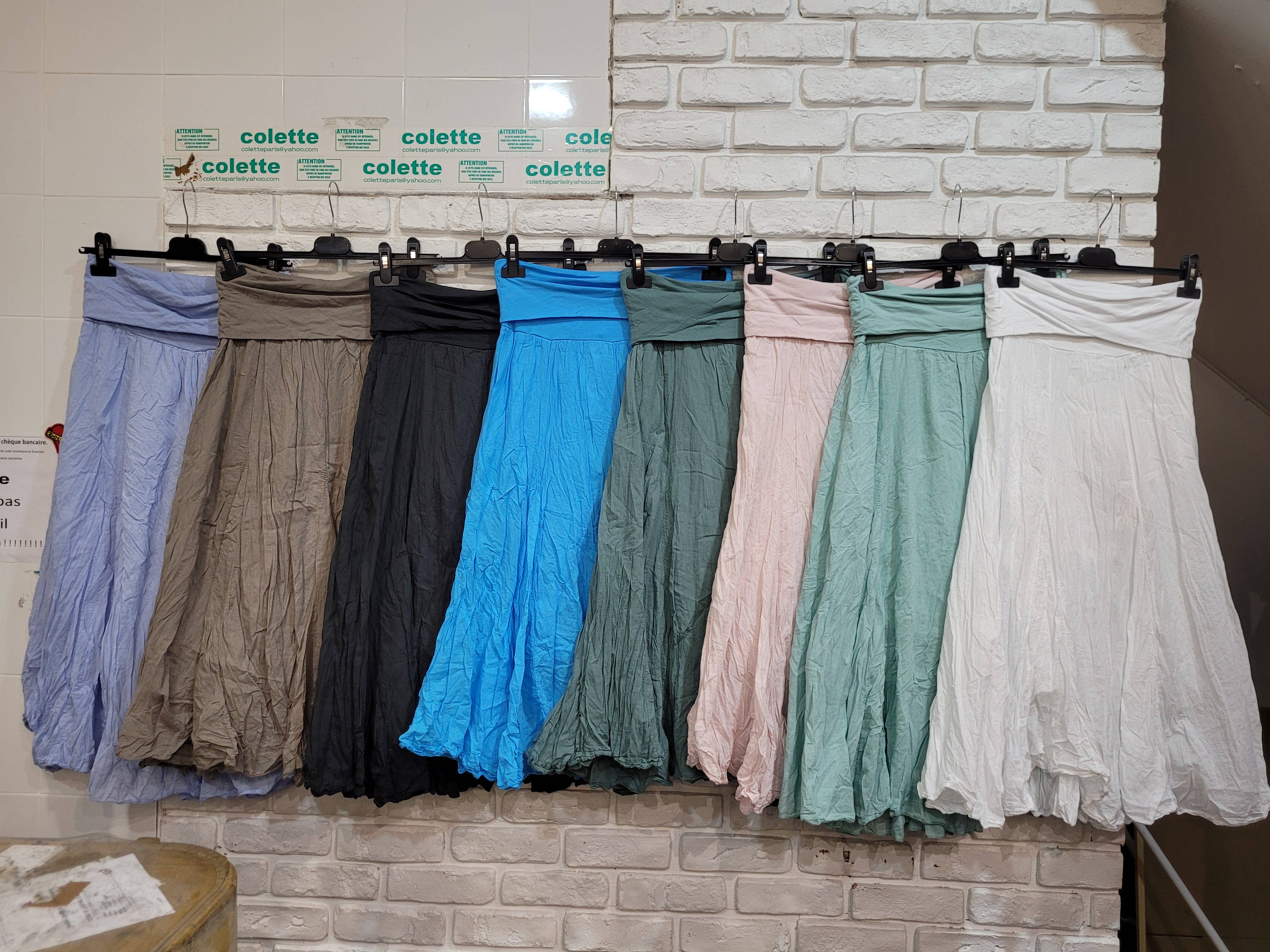 la maison des fibres naturelles – wholesale Kjol - Dam – 100% bomullskjol 6535822