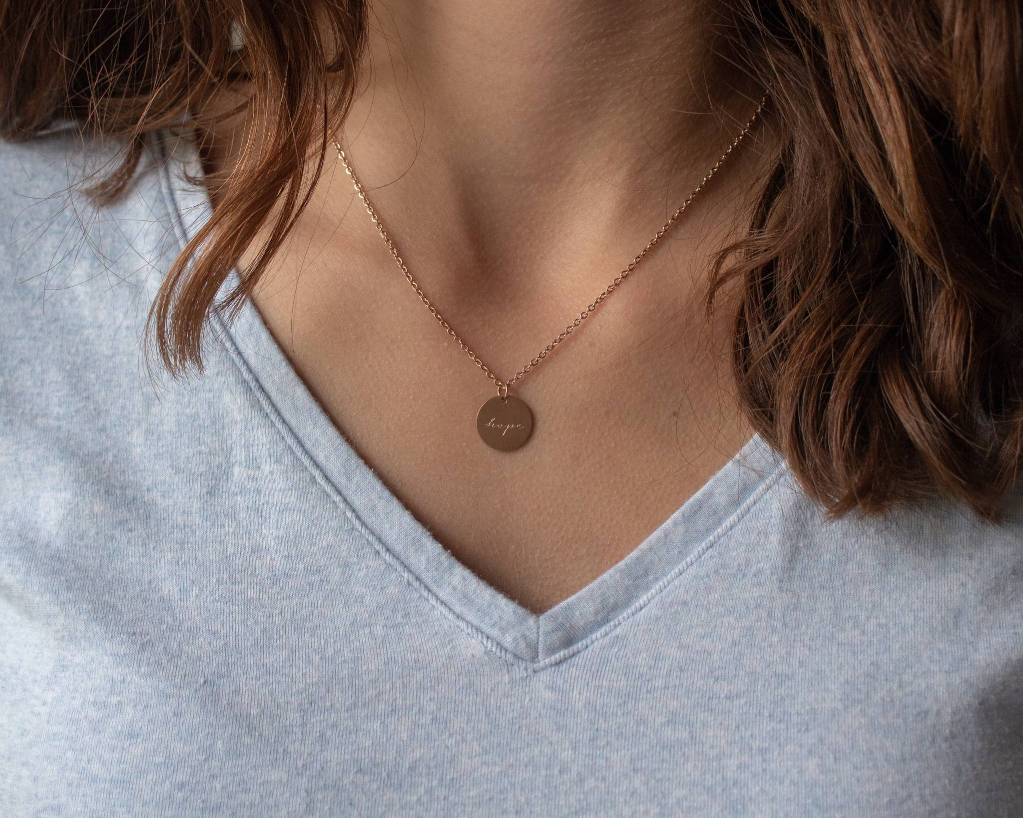 The Vintage Sparrow - Wholesale Pendant/Charm Necklace - Hope Pendant8