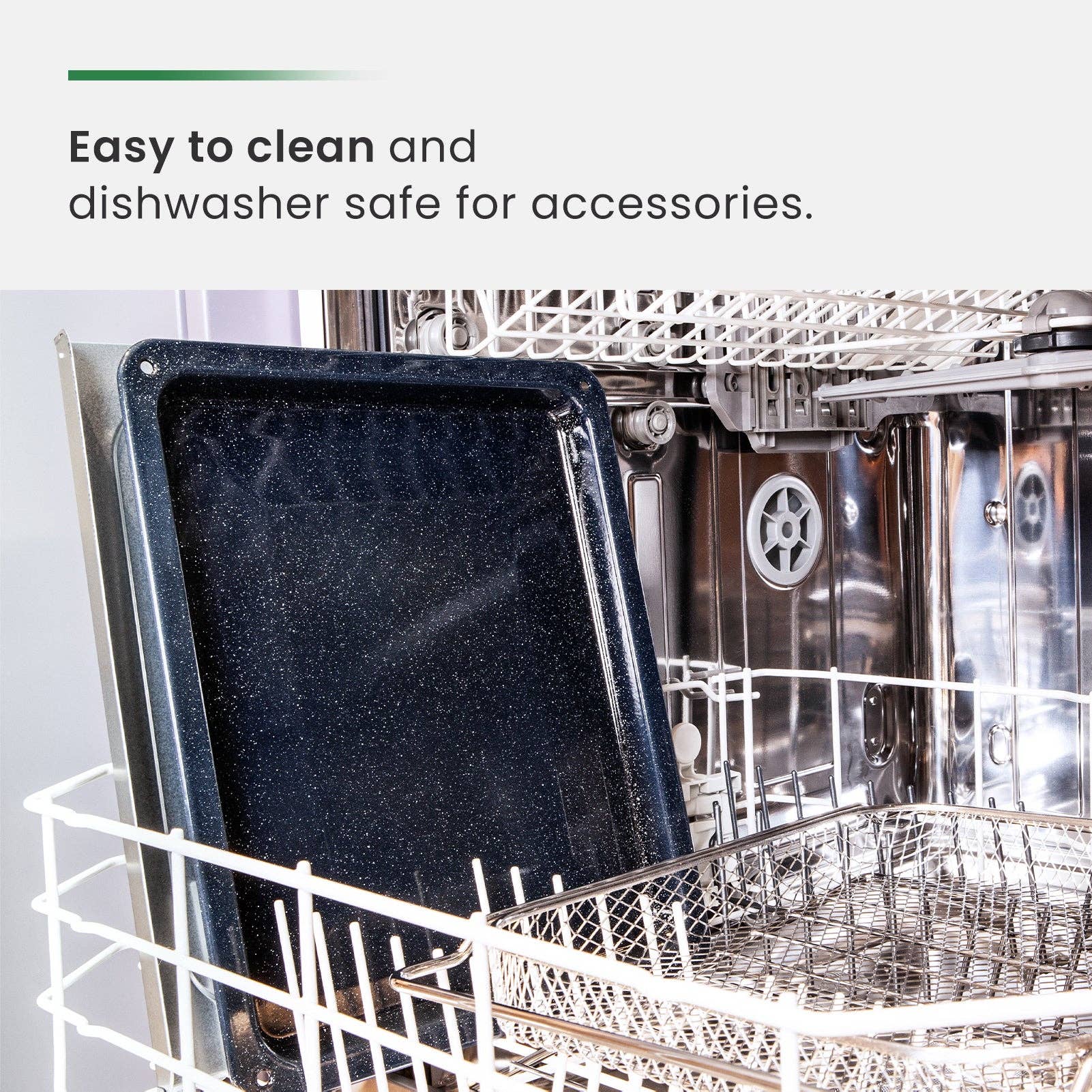 VAL CUCINA - Vente Appareils électroménagers - Four grille-pain à friteuse à air 10 en 1 VAL CUCINA, noir mat8