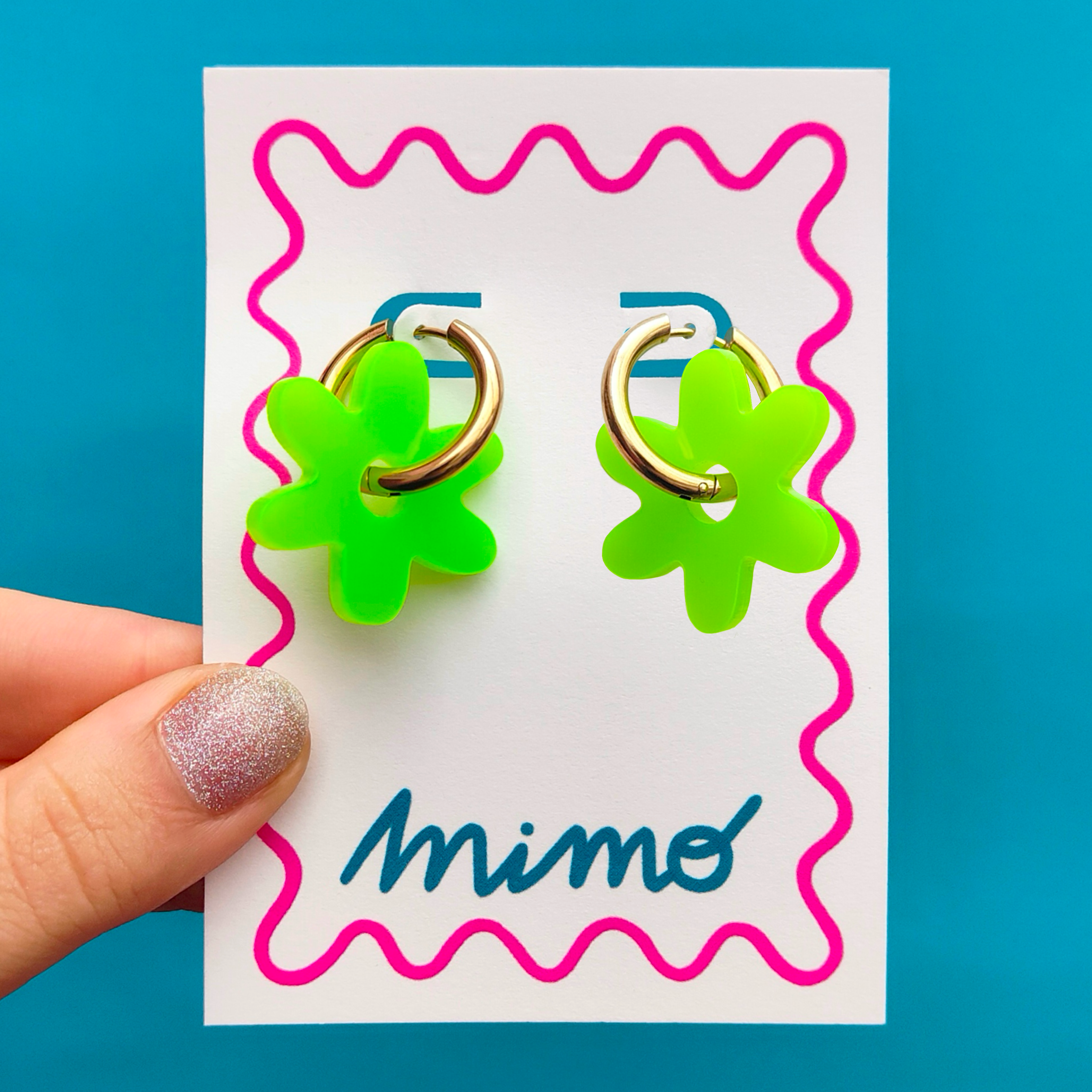 Mimo – wholesale Hoop earrings – Wholesale Flower Hoop Earrings4