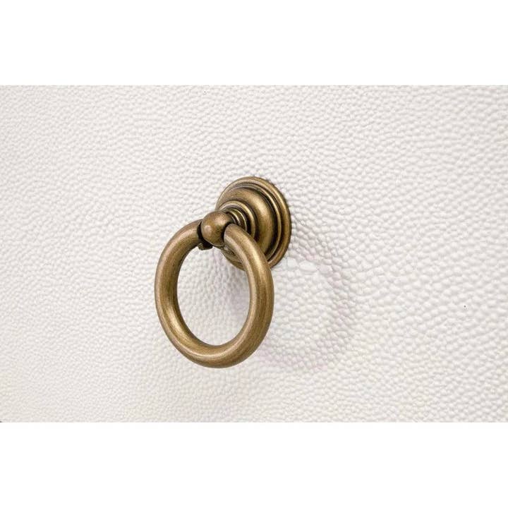 LOOMLAN - Wholesale Bedroom Furniture - Strand Shagreen 2-Drawer Nightstand7