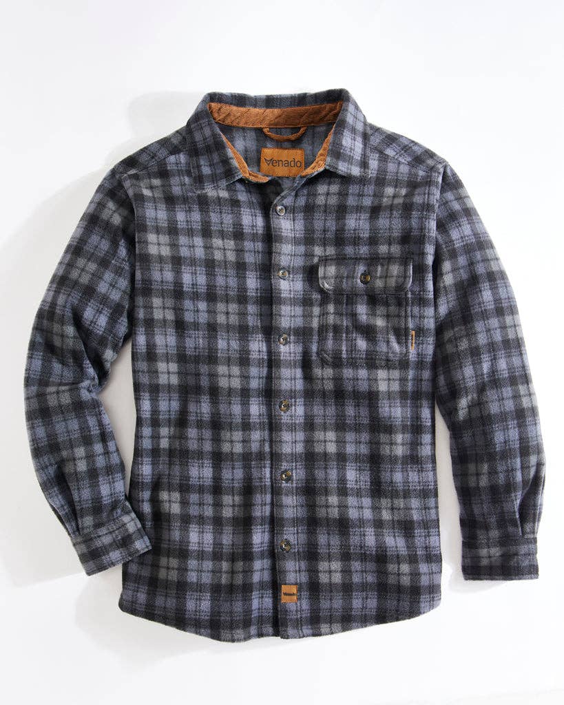 Venado – Großhandel Hemd mit Button-down-Kragen – Herren – Bonfire Fleecehemd33