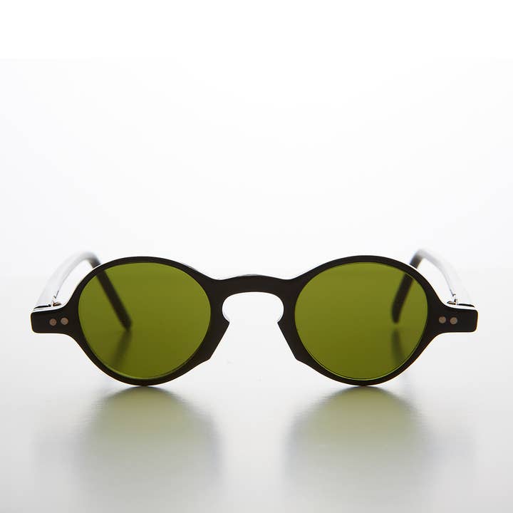 SUNGLASS MUSEUM - Wholesale Sunglasses – Unisex - Small Spectacle Sunglass with Color Tinted Lens - Augie7