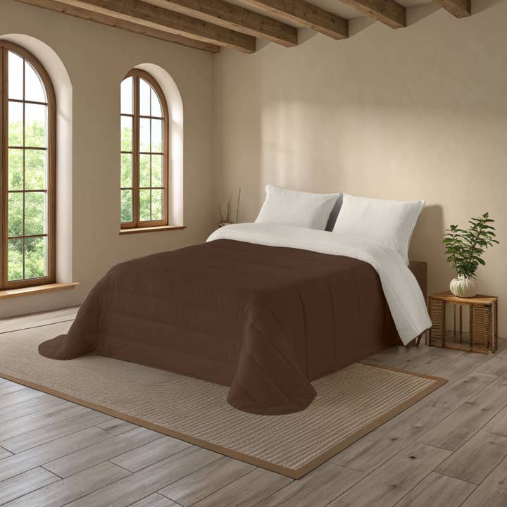 Creaciones Euromoda SL (Naturals Home) - Wholesale Quilt - Two-Tone Duvet 100% Microfiber 300Gr8
