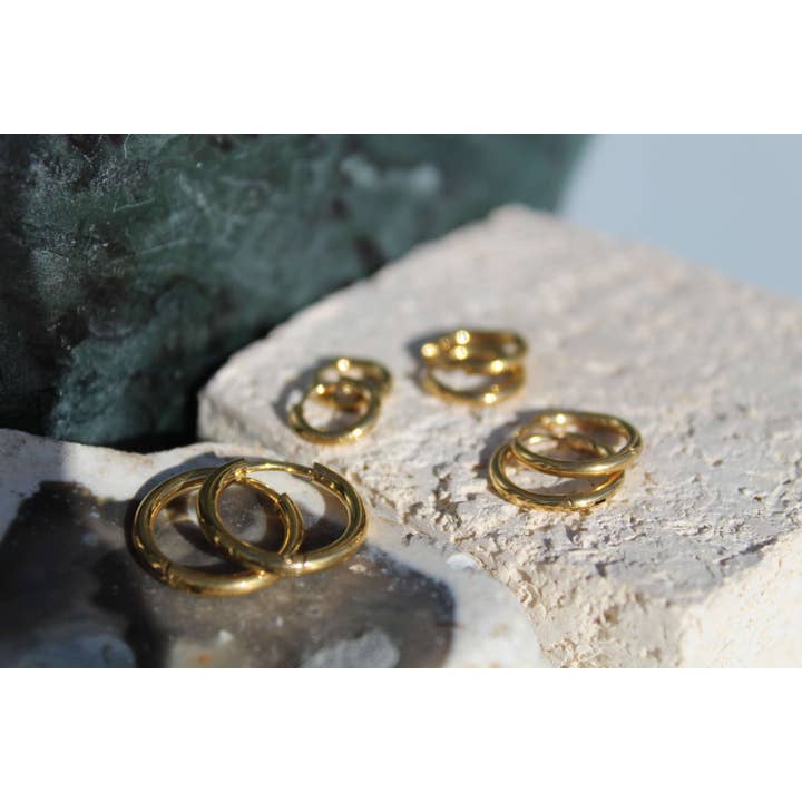 SIMPLE HOOPS - 4 SIZES voor wholesale door ROCKY ROSA