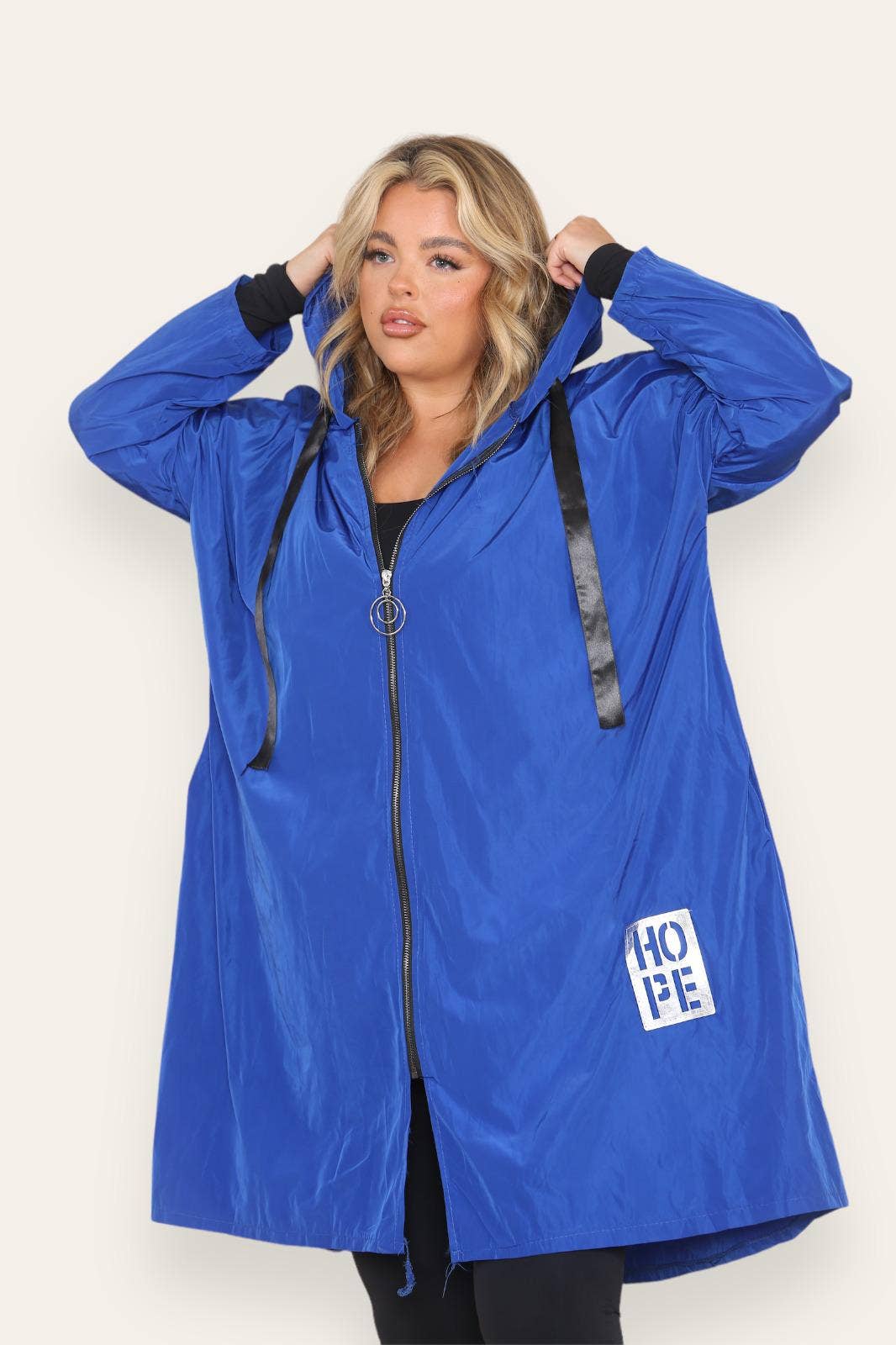 Miss Bold - Wholesale Raincoat - Women's - Oversized Hooded Rain Mac52