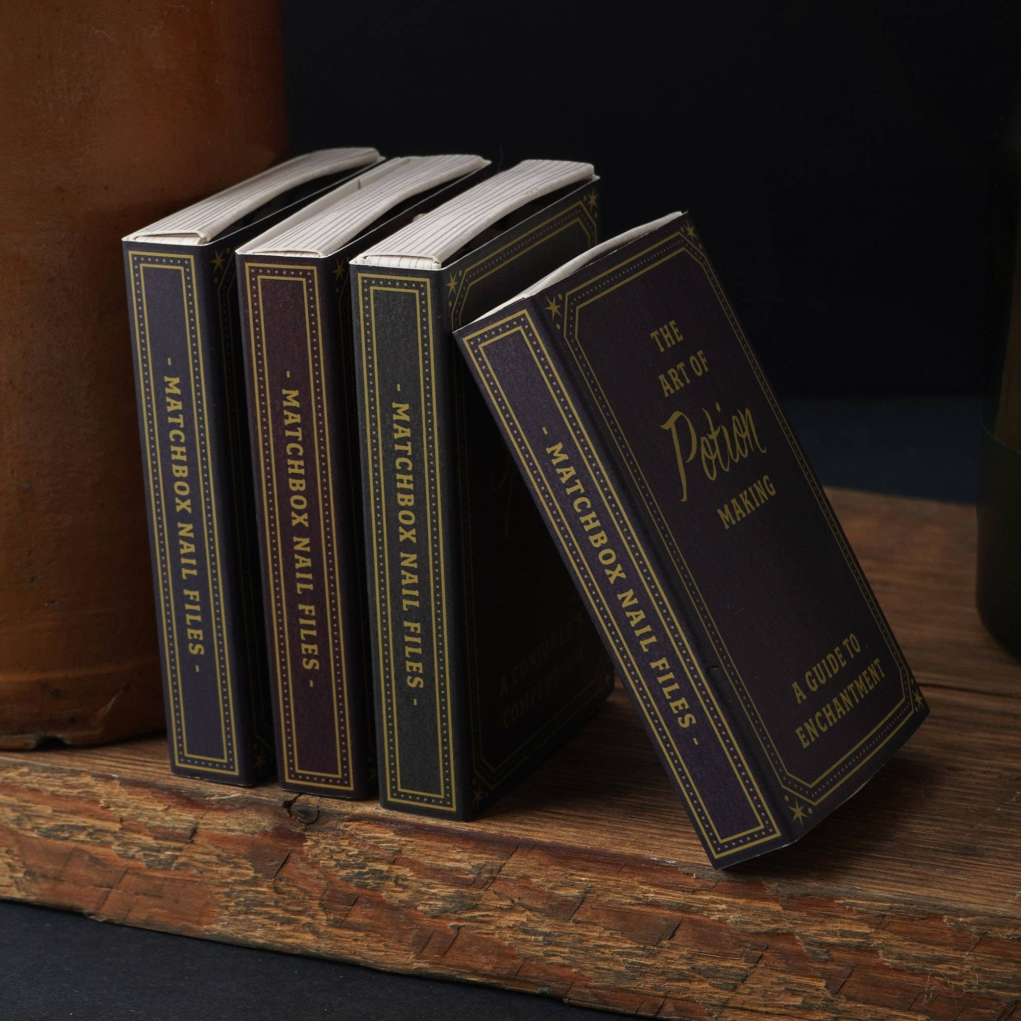 CGB Giftware – wholesale Nail file – Enchanted Emporium 4 Assorted Matchbox Nail Files1