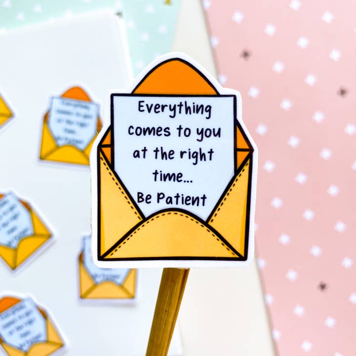 Autocollant imperméable Super Cute Positive Affirmation pour la vente par Simply Bella Handmade