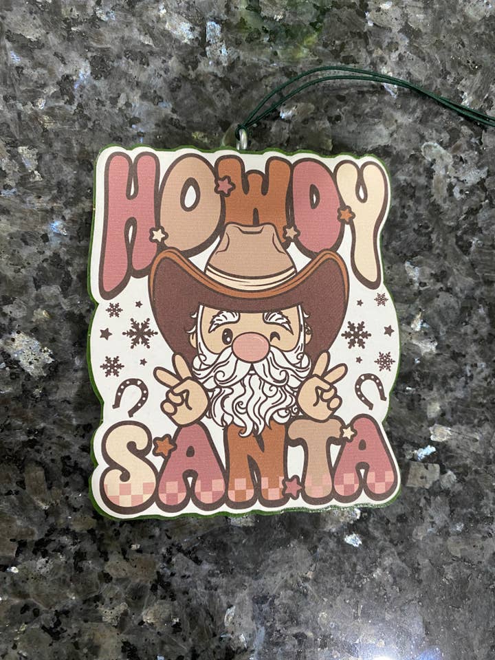 Howdy Santa luchtverfrisser voor wholesale door South Texas Siren