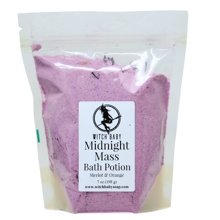 Midnight Mass Bath Potion for wholesale by Witch Baby Soap