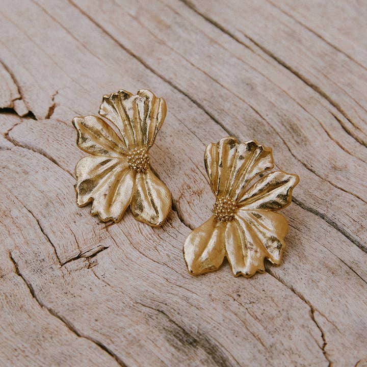 Agapée Jewelry - Wholesale Stud/Post Earrings - Monea Earrings | Jewelry Gold Gift Waterproof