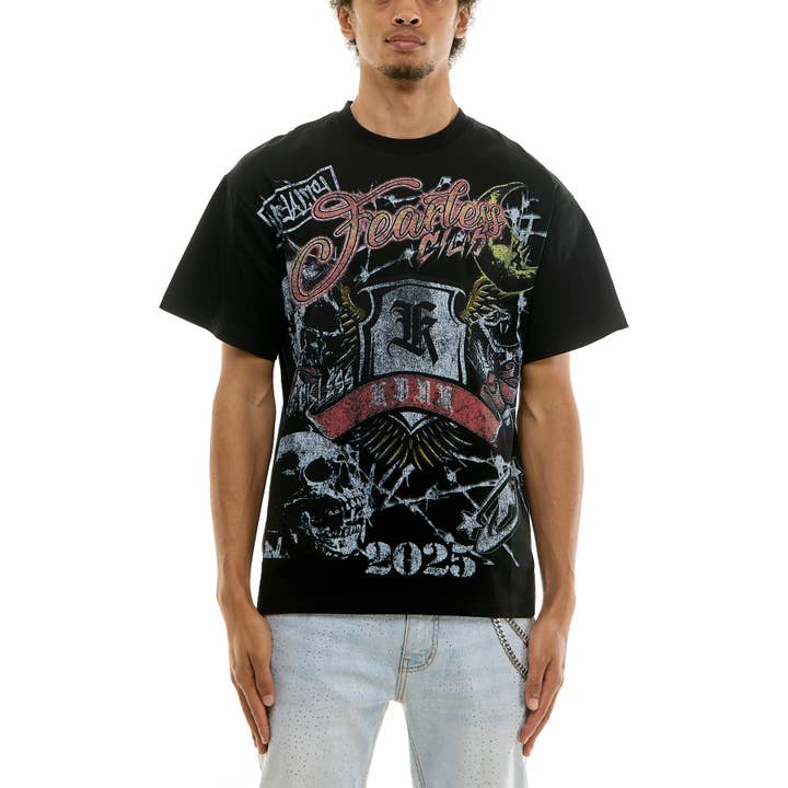 T-SHIRT CLUB SANS PEUR pour la vente par KDNK