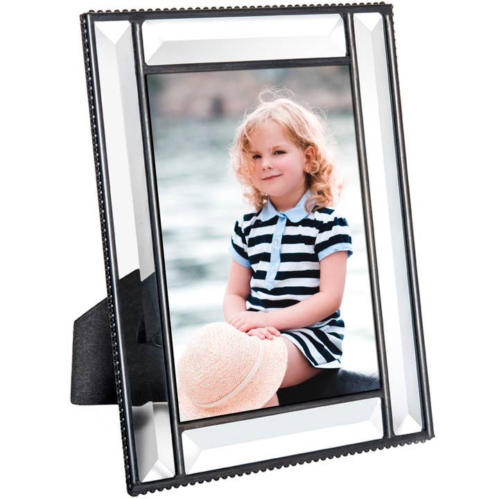 J Devlin Glass Art & Bert Anderson Collection - Wholesale Picture Frame - Crystal Glass Picture Frame 5x7 4x6 2.5x3.5 By J Devlin