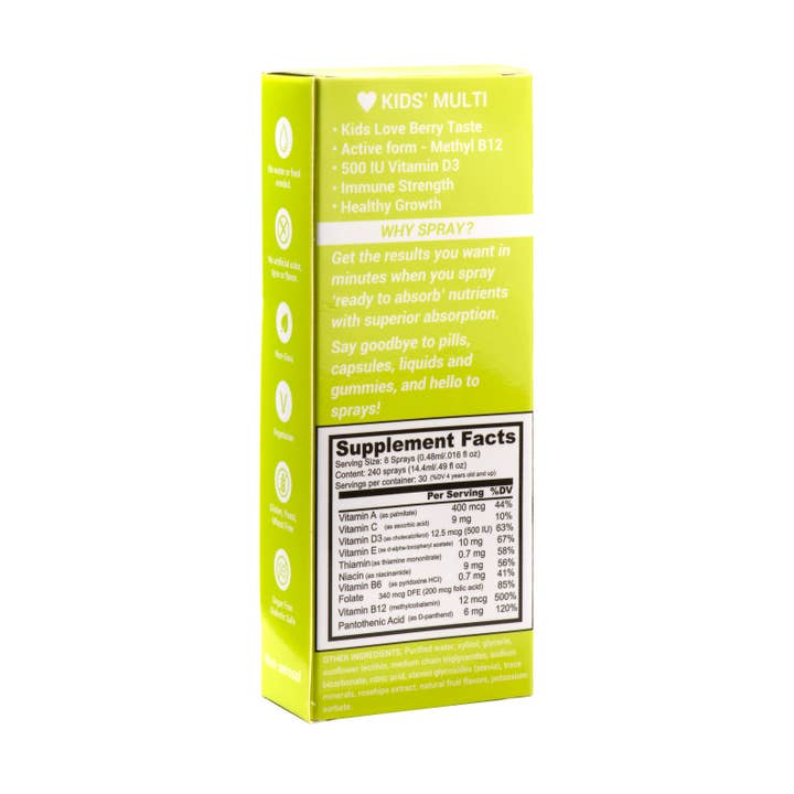SpectraSpray Global - Wholesale Oral Supplement/Vitamin - KIDS MULTIVITAMIN ORAL SPRAY