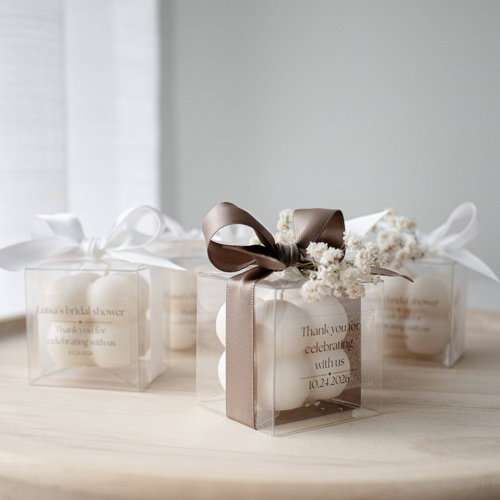 Glowing Harmony Candle Co - Wholesale Party Favor - Personalized Candle Wedding Favors, Bubble Candle Party Favors7