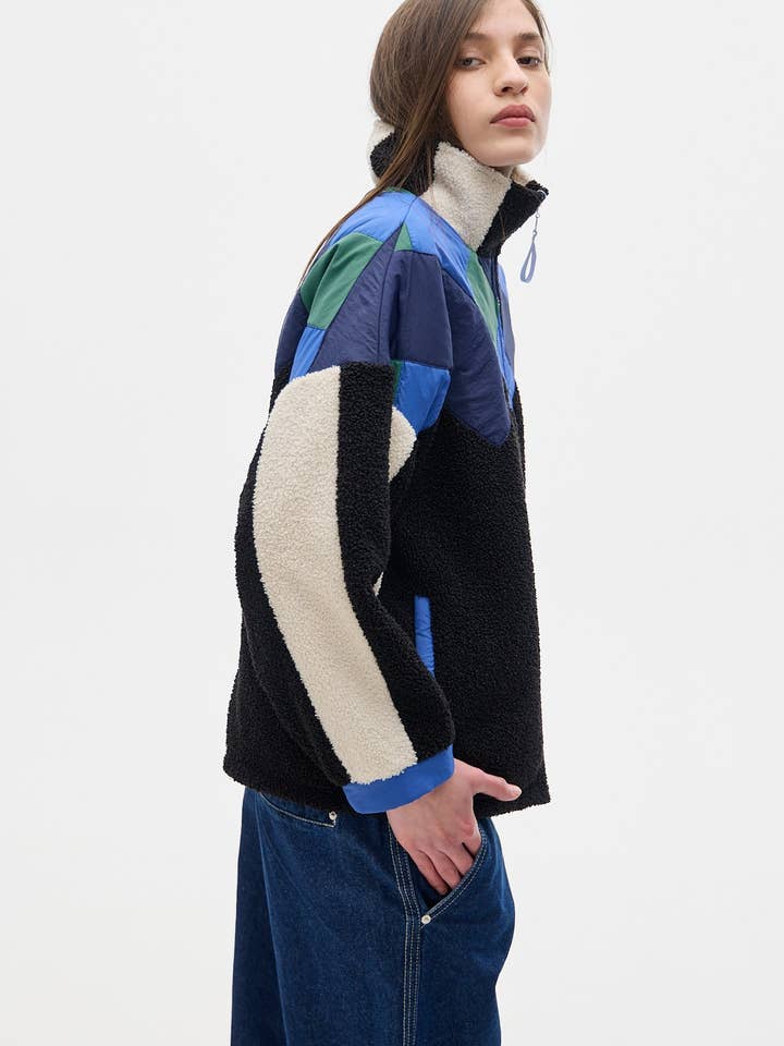 Veste en polaire pour enfant _ noir pour la vente par Pastiche