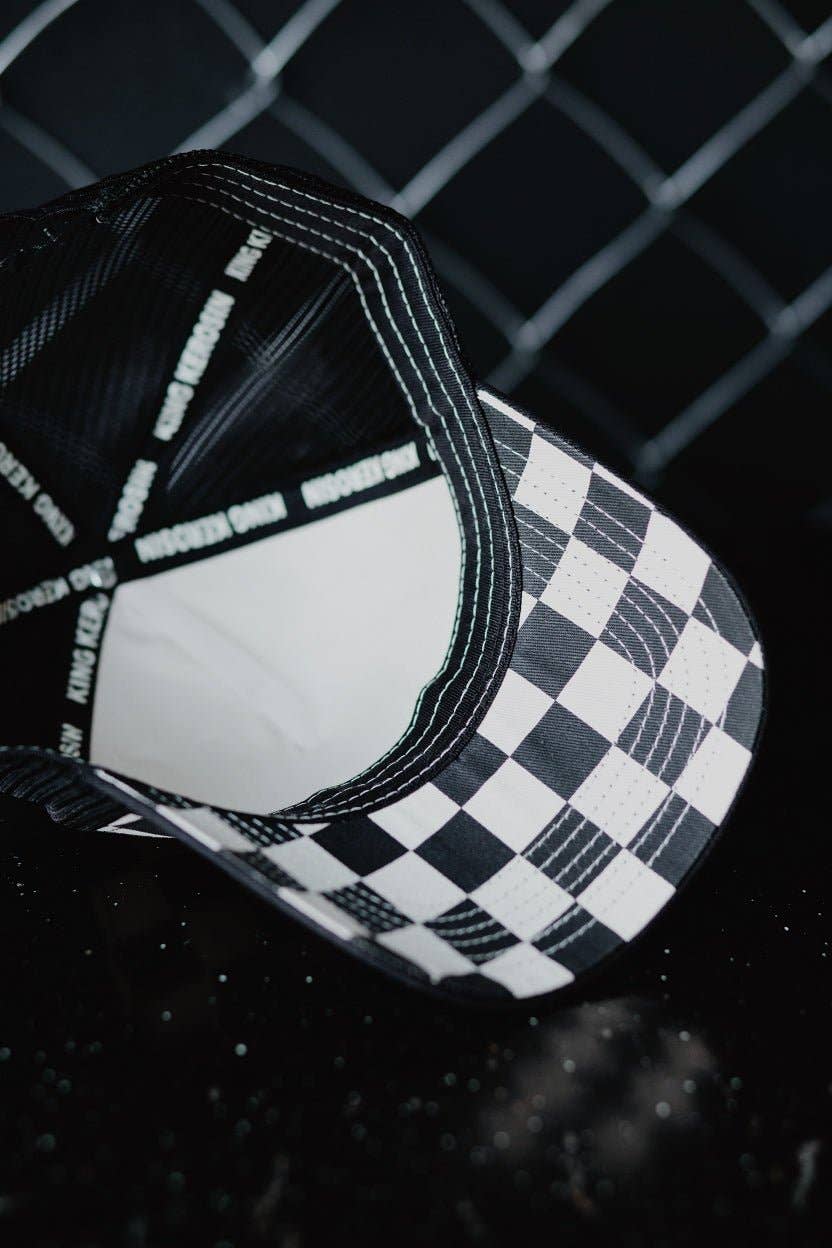 black Trucker Cap "Los Angeles Supply Co" for wholesale on Faire2