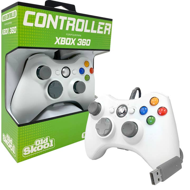 Bianco Controller USB cablato per PC e XBOX 360 in vendita all'ingrosso su Faire