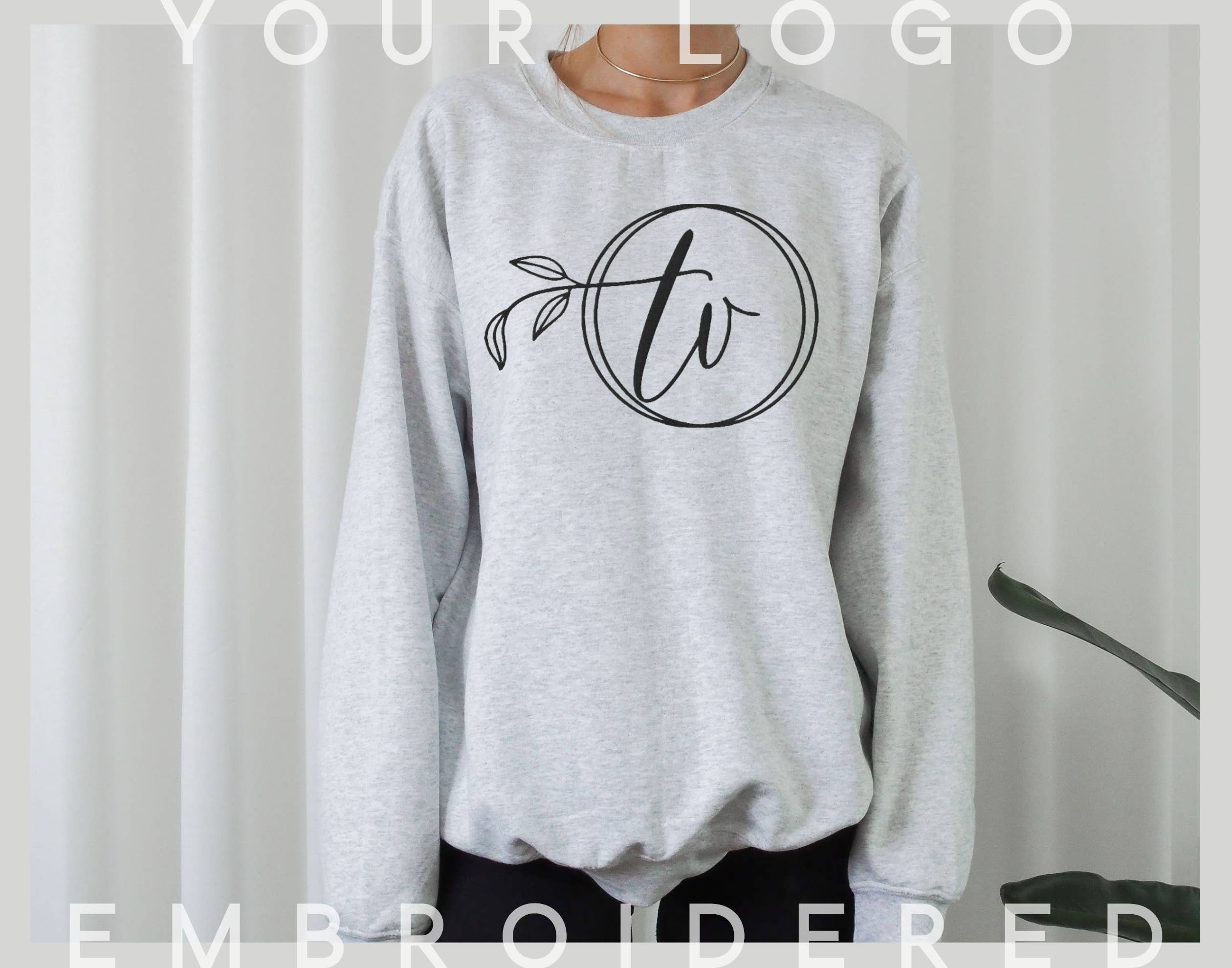 Typically Vulgar - Wholesale Sweatshirt - Unisex - Custom LOGO Sweatshirt *Embroidered // Gildan, One-Sided26