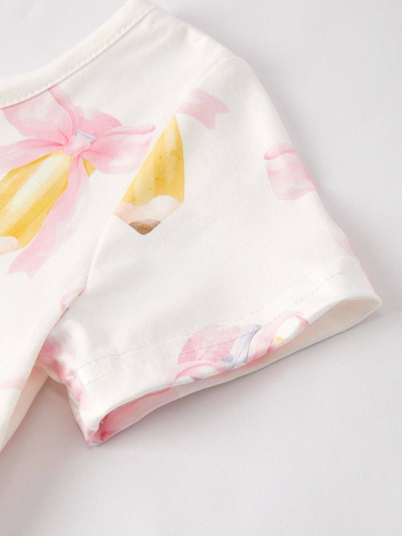 Rylee Faith Designs - Wholesale Dress - Kids - Back to School Bow Pencil Print Girls Dress3