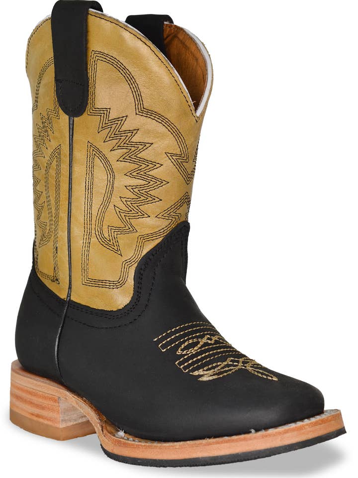 3108 PATHE KIDS WIDE SQUARE STÖVEL för wholesale av RedHawk Boot Co.