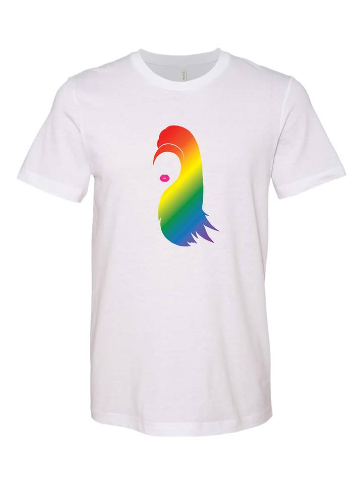 DRAG IYKYK ICON T-SHIRT; WIT voor wholesale door SOUNDOFF