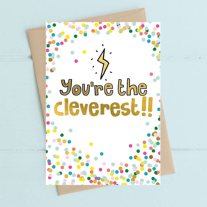 Sei il più intelligente - Biglietto di auguri per la vendita all'ingrosso da parte di Dandelion Stationery