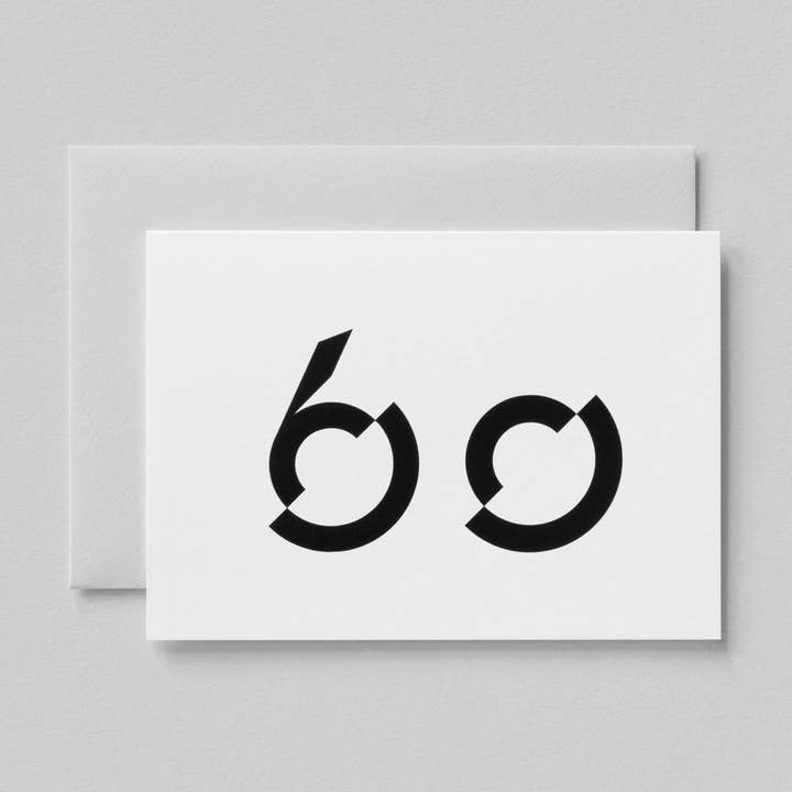 60 - Black On White for wholesale by Jot Paper Co.