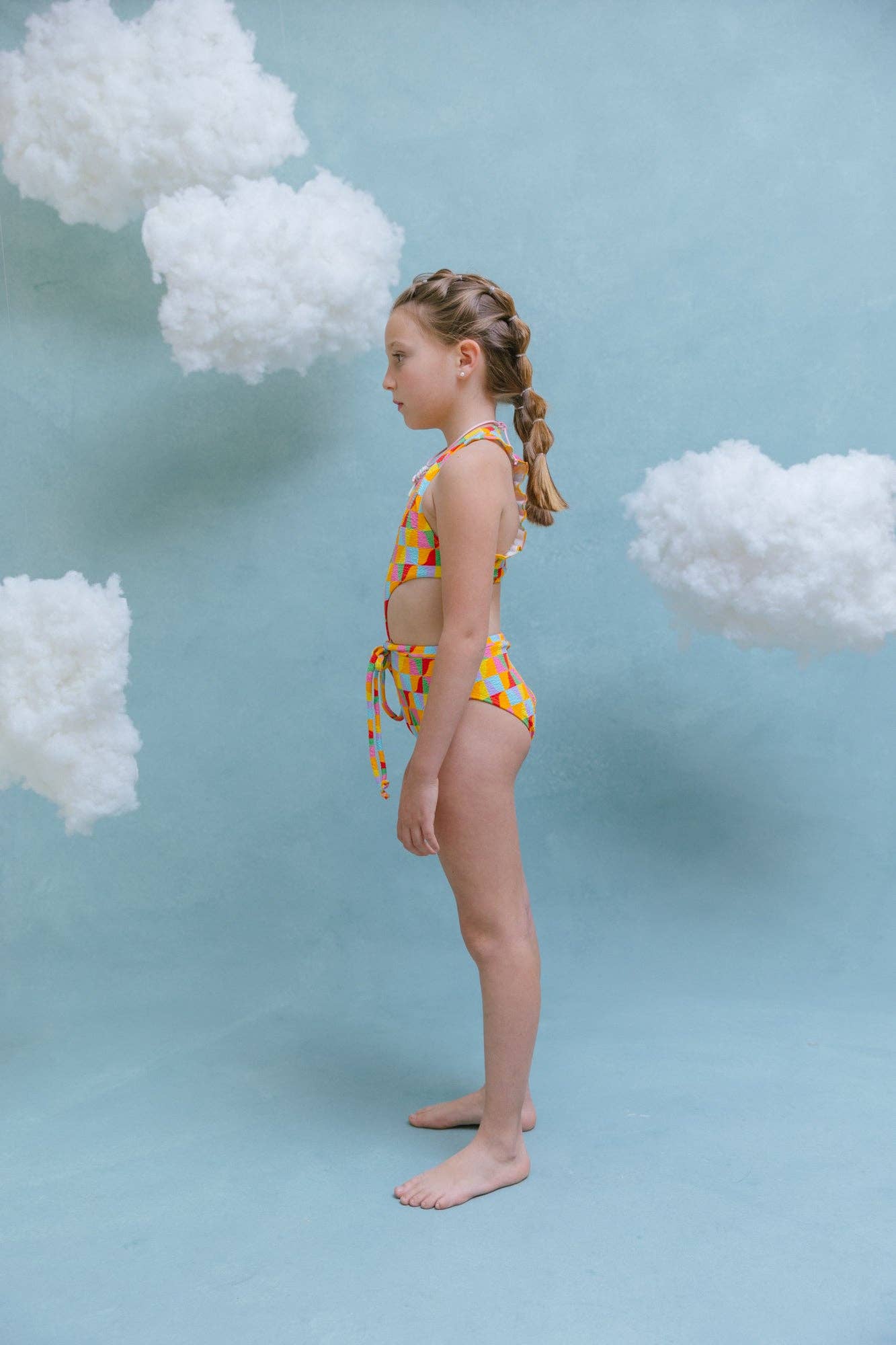 Bubble Children's Swimsuit in Multicolor Pattern for wholesale on Faire3