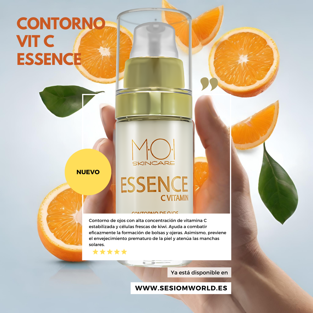 sesioMWorld - M·O·I Professional - Venta al por mayor Cremas/geles para los ojos - ESSENCE Contorno de ojos antiojeras Vitamina C 30ml M·O·I SK2