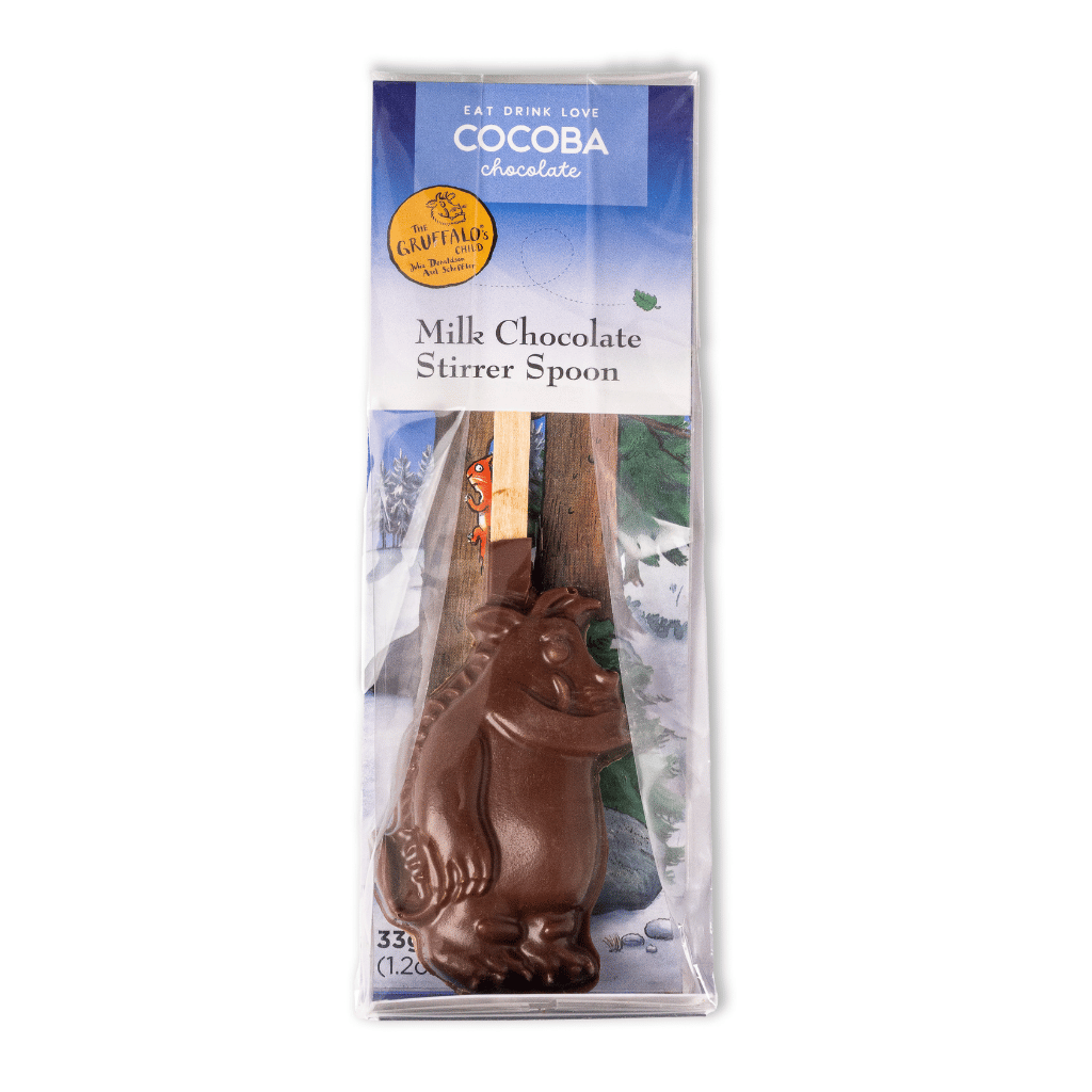 Cocoba – wholesale Hot cocoa spoon – Cocoba Gruffalo Shaped Hot Chocolate Stirrer0