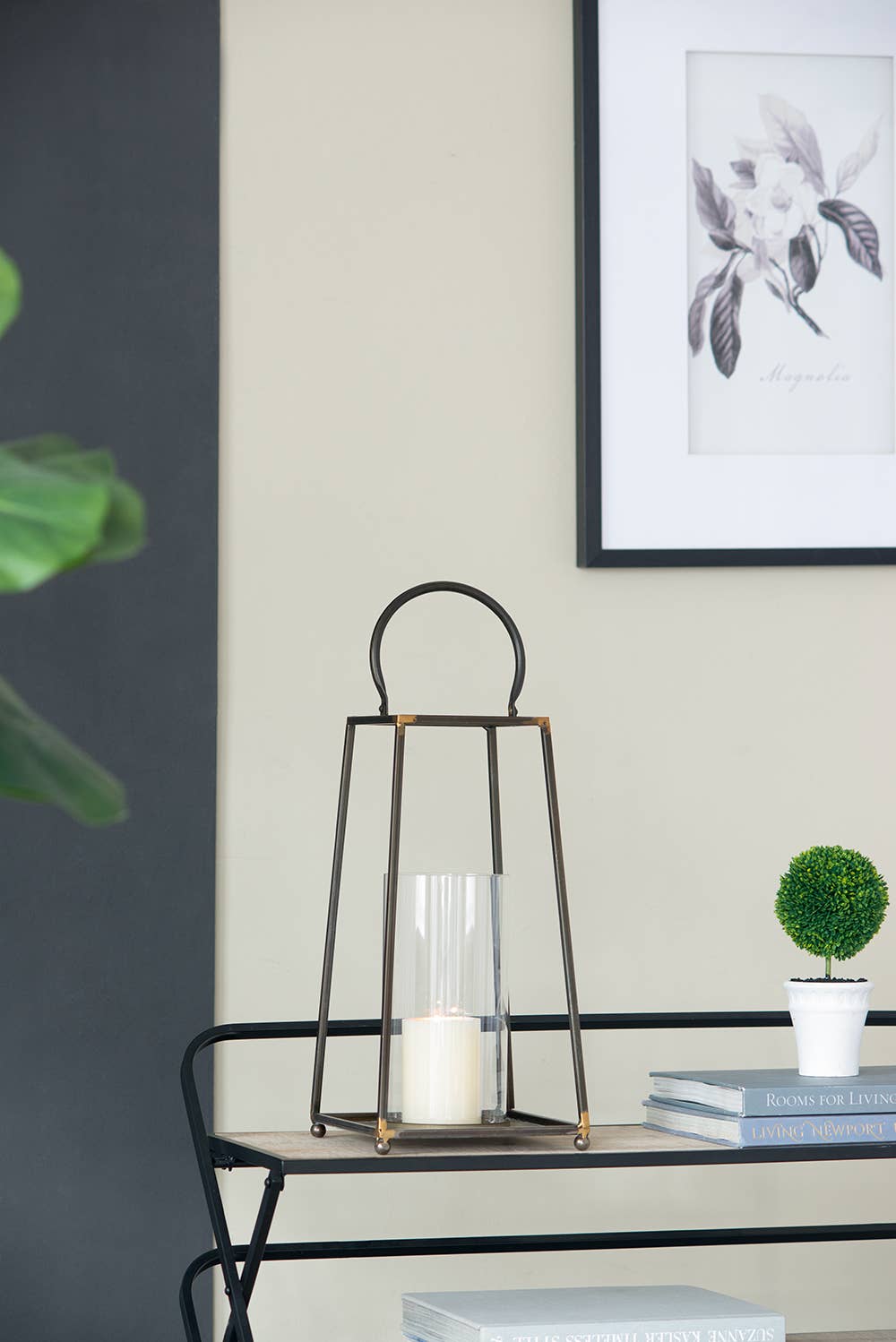 A&B Home Group Inc. – wholesale Lantern – 8x8x16.5" Rustic Charm Iron Lantern8