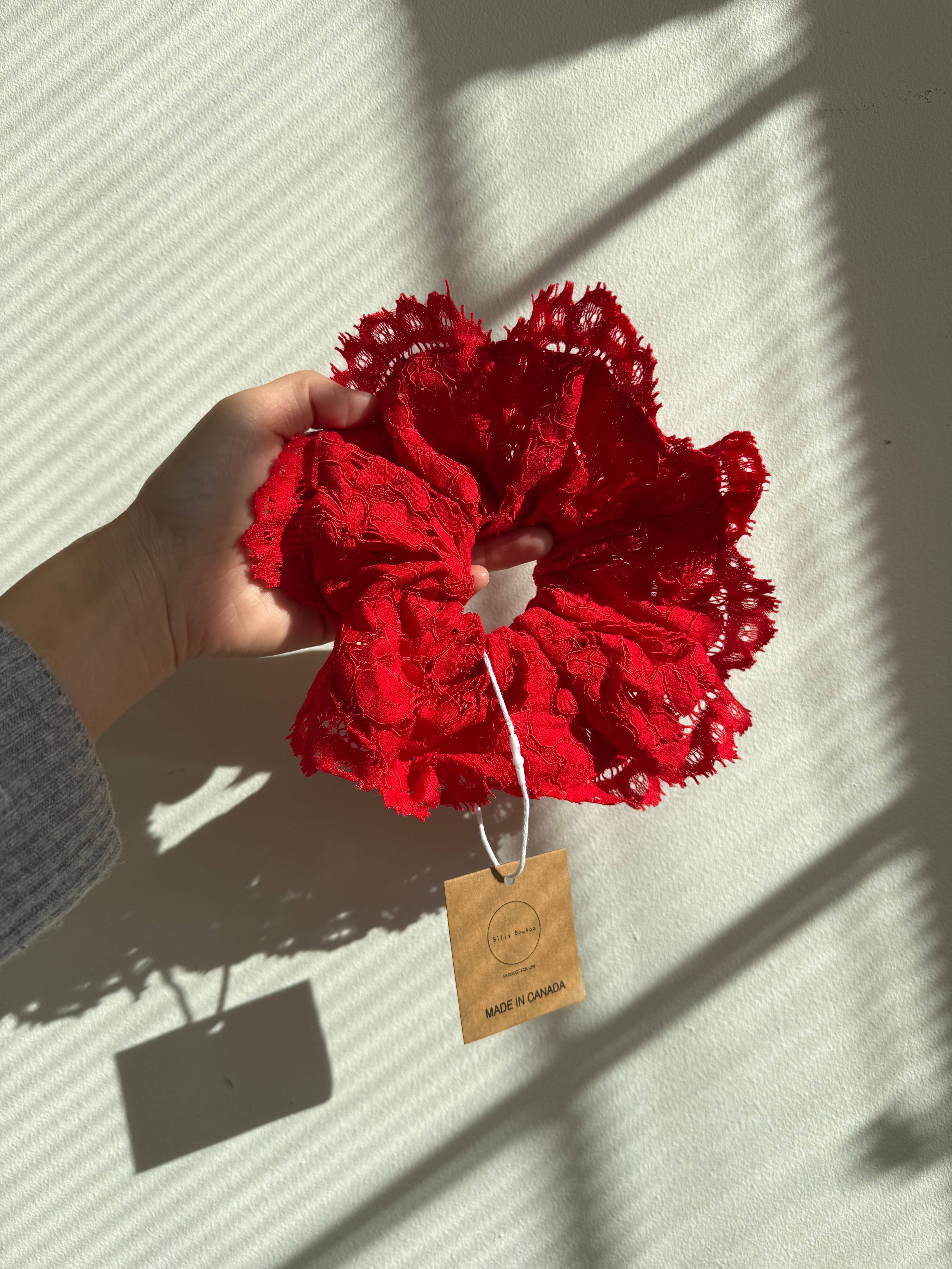 Billy Bamboo – wholesale Scrunchie - Women’s – LACE SCRUNCHIES - neutral6