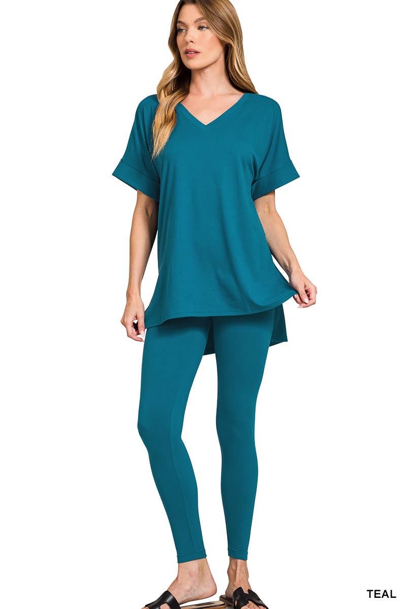 Vanilla Monkey - Wholesale Lounge Set - Women's - Brushed Dty Microfiber Loungewear Set5