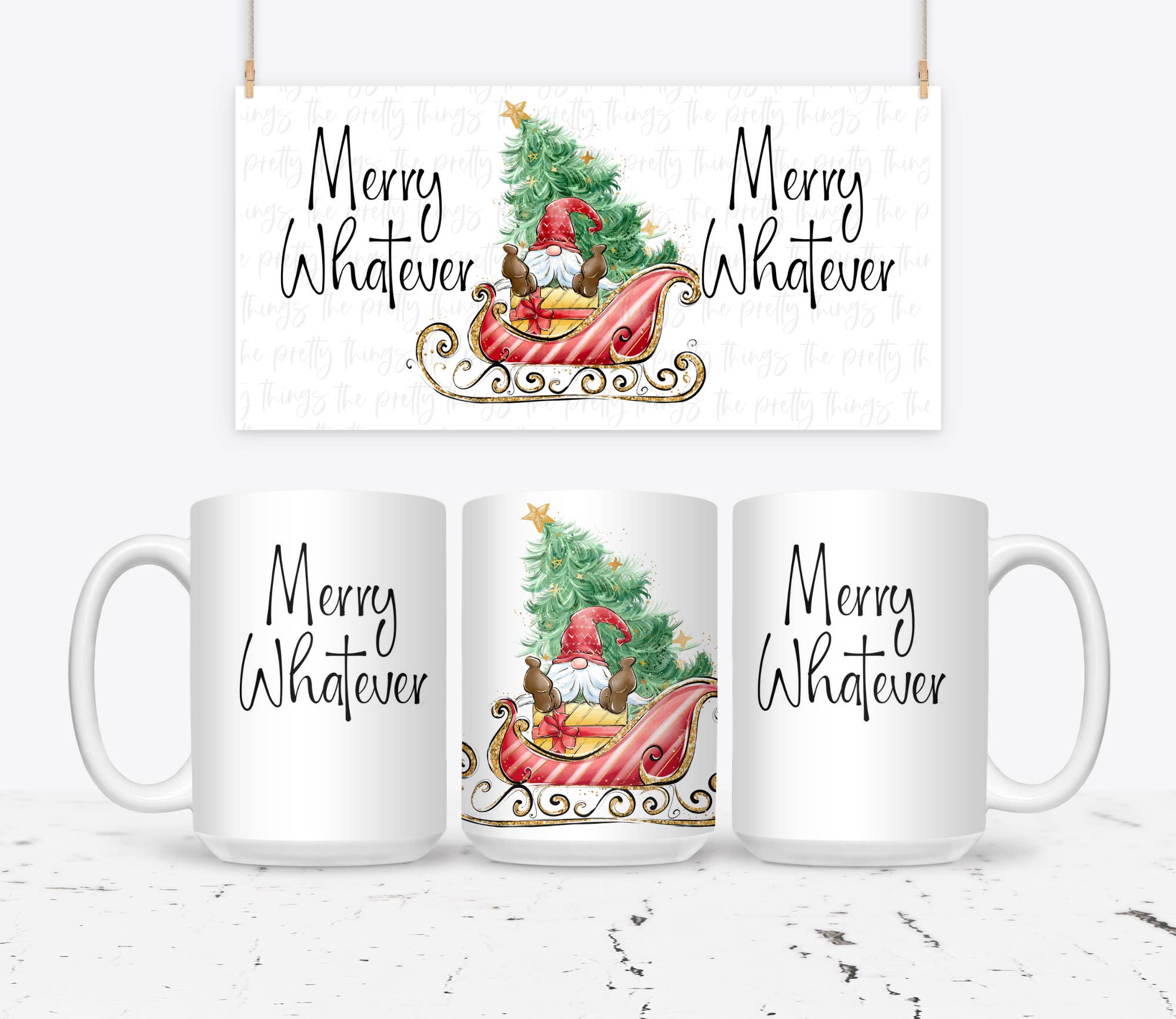 The Pretty Things - Wholesale Coffee Mug - Merry Whatever