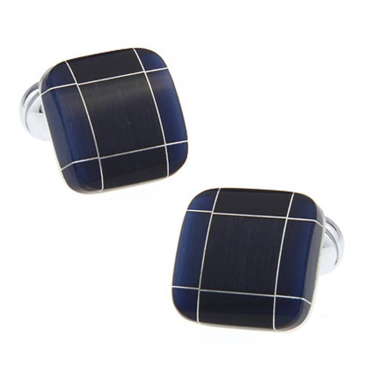 Blue Box Cufflinks for wholesale by Cuffwear