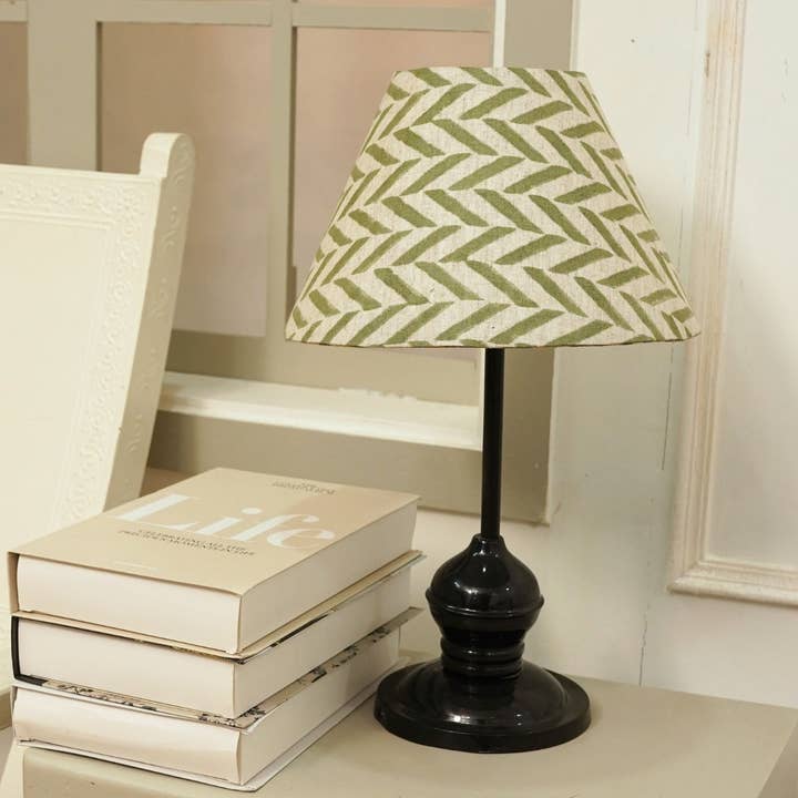 Paralume staccabile classico stampato a mano - Jheel per la vendita all'ingrosso da parte di Fabdivine