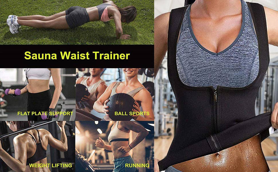VIGOR - Wholesale Fitness Equipment - Waist trainer Slimming Workout Compression Double Belt Sweat14