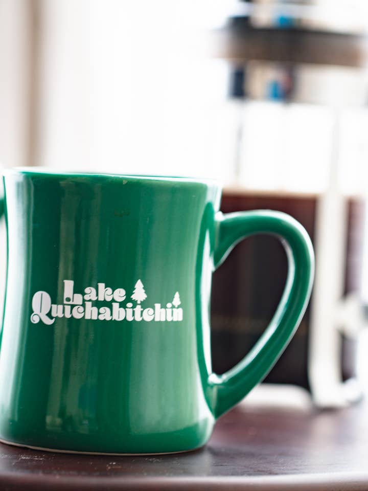 Lake Quichabitchin 14-ounce Diner Mug American-Made for wholesale by Lilybranch