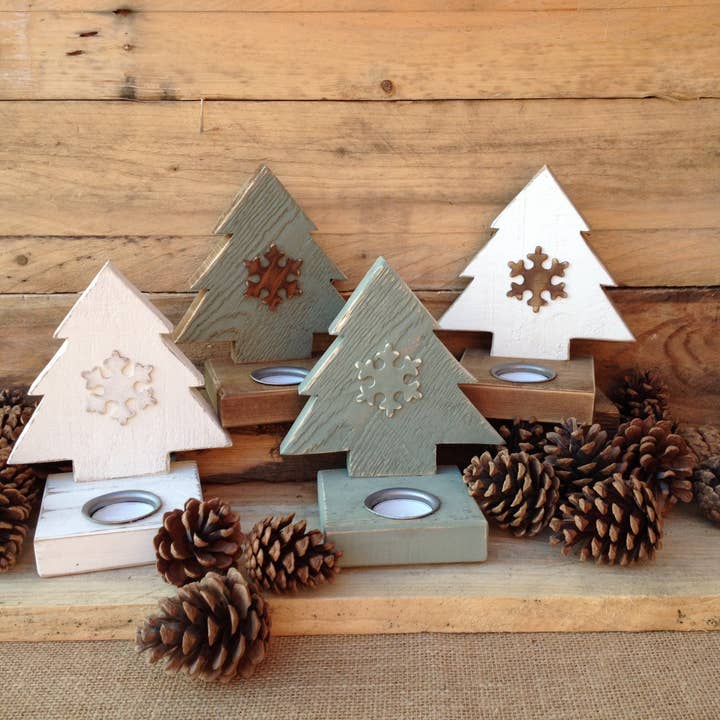 The Country Carpenter – Großhandel Kerzenhalter – Weihnachtsbaum mit Teelicht